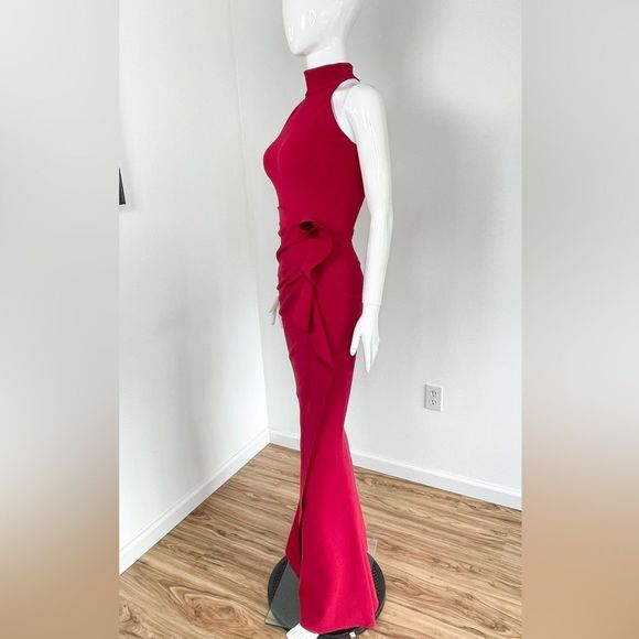 Chiara Boni Gudrum long evening dress size 10 garnet - Picture 9 of 12